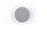 Eclipse Self Adhesive Wall Mounted Mirror White